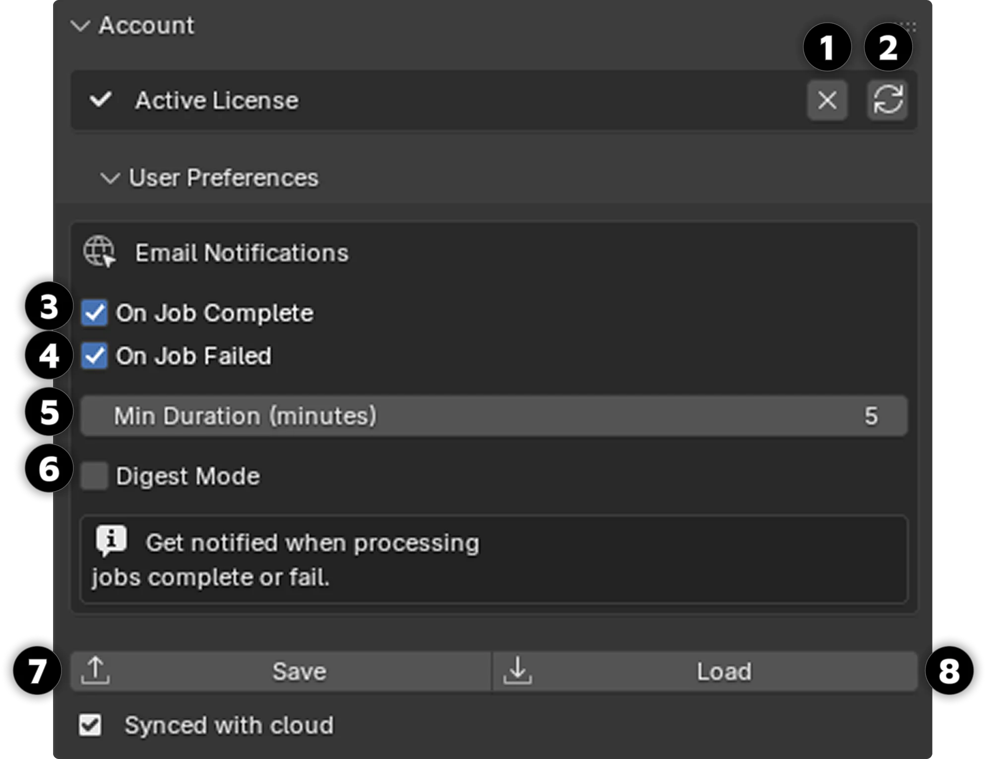 Account Panel