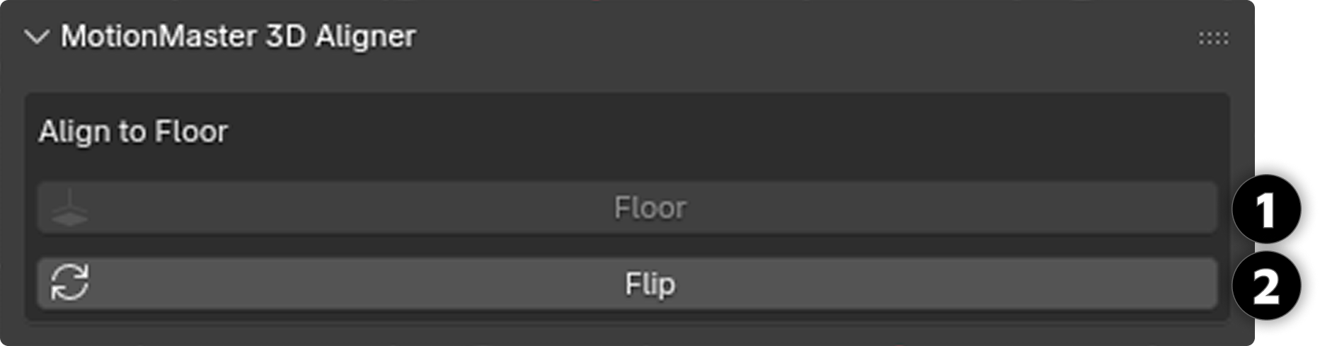 Aligner section panel